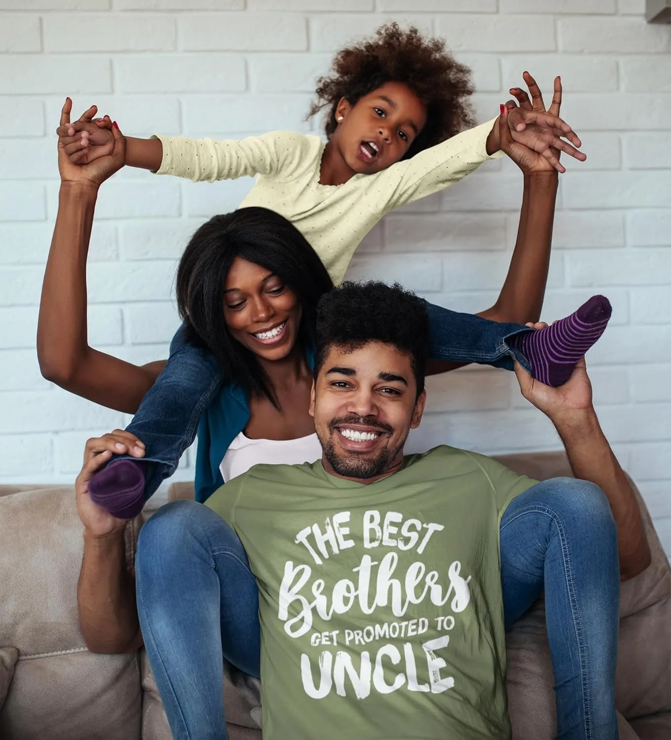 The Best Brothers Get Promoted to Uncle Funny Best Uncle Shirt for Men Humor Joke T-Shirt for Brother